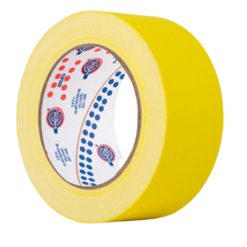 FITA CREPE EUROCEL AUTOMOTIVA AMARELA 50mmX50m
