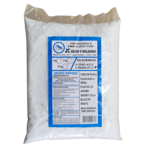 GESSO FÁCIL MULTIUSO EM PÓ 1Kg