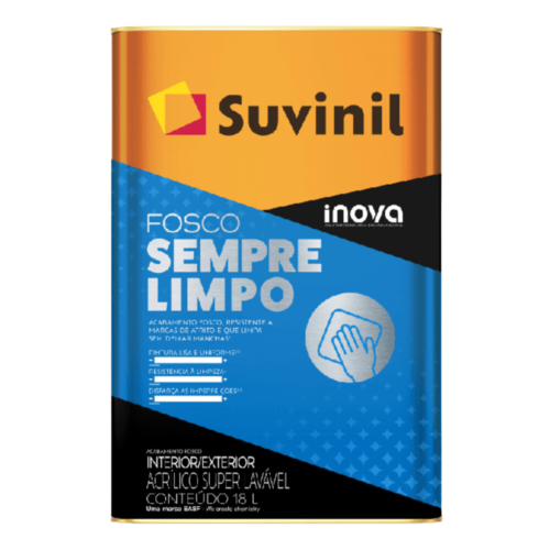 INOVA SEMPRE LIMPO SUVINIL SUPER LAVÁVEL FOSCO 16L
