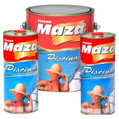 KIT ESMALTE PU MAZA PISCINA 3X1