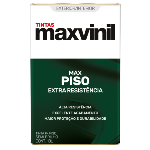 PISO MAXVINIL EXTRA RESISTÊNCIA SEMIBRILHO 18L