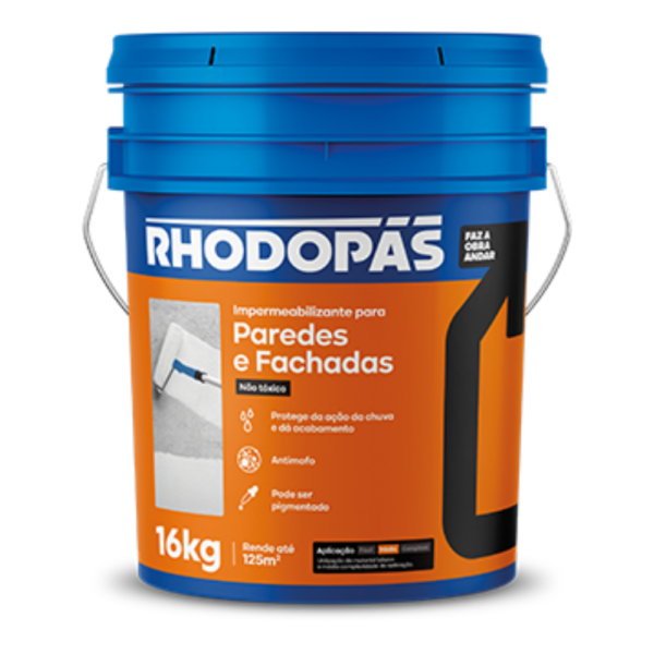 PAREDES E FACHADAS RHODOPAS 16Kg