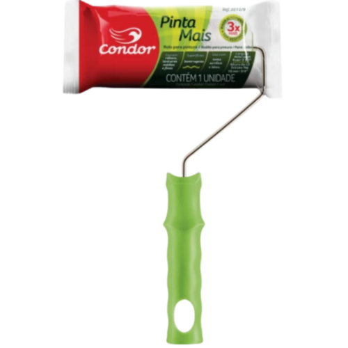 ROLO DE LÃ MICROFIBRA PINTA MAIS CONDOR 18mm