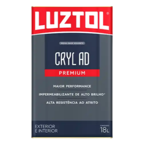 RESINA ACRÍLICA LUZTOL BRILHANTE INCOLOR 18L