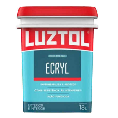 RESINA ECRYL LUZTOL BASE ÁGUA BRILHANTE 18L