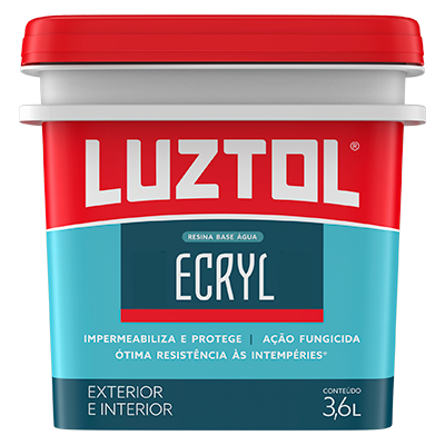 RESINA ECRYL LUZTOL BASE ÁGUA BRILHANTE 3,6L