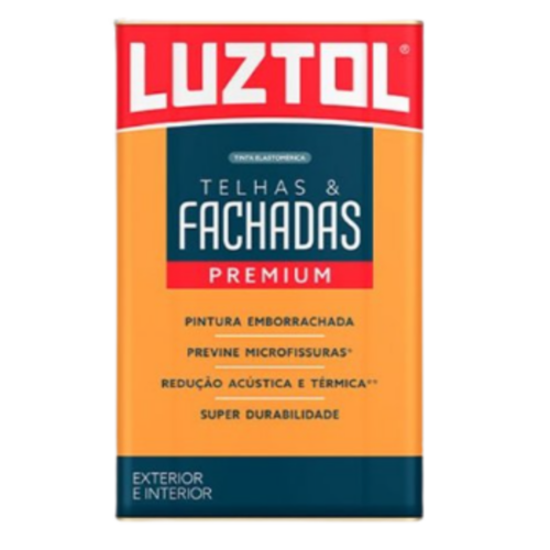 TELHAS E FACHADAS LUZTOL EMBORRACHADA FOSCO 18L