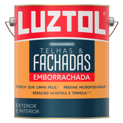 TELHAS E FACHADAS LUZTOL EMBORRACHADA FOSCO 3,6L