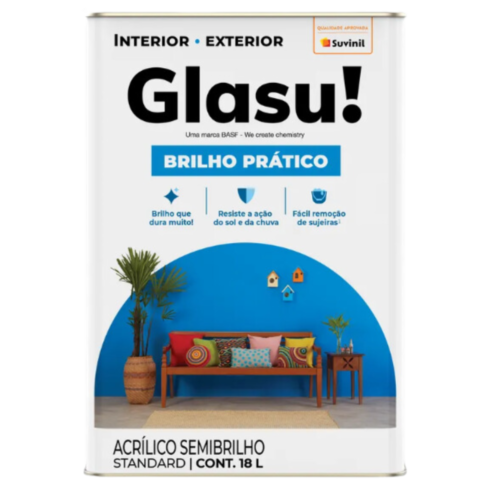BRILHO PRÁTICO SUVINIL GLASU! SEMIBRILHO 16L