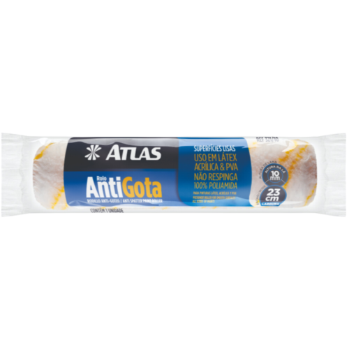 ROLO DE LÃ ANTIGOTA ATLAS 23cm