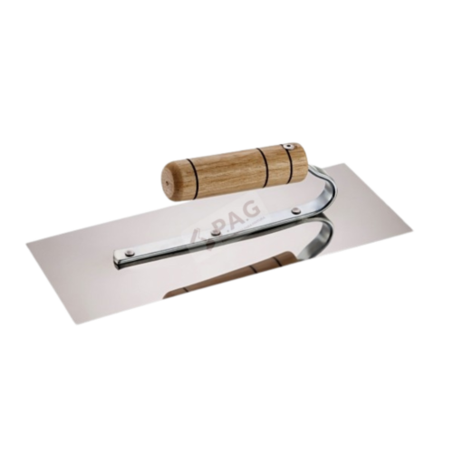 DESEMPENADEIRA AÇO INOX EXTRA GRANDE PAG CABO ABERTO 35cm X 12cm